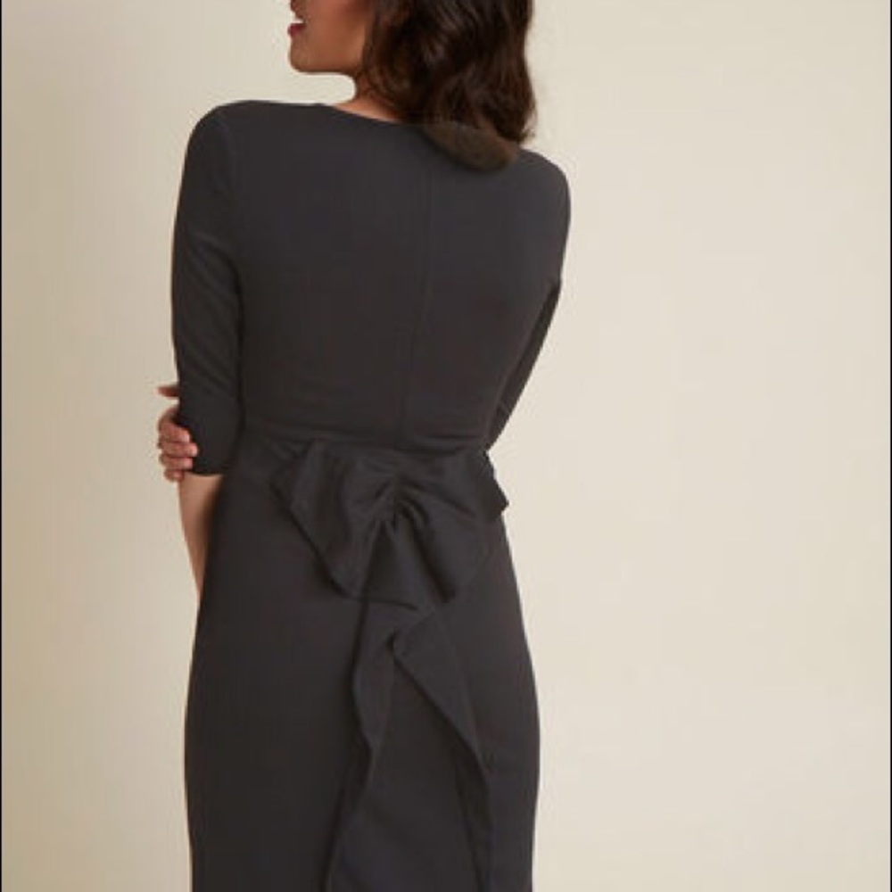 Liza Luxe Bow Sheath Dress